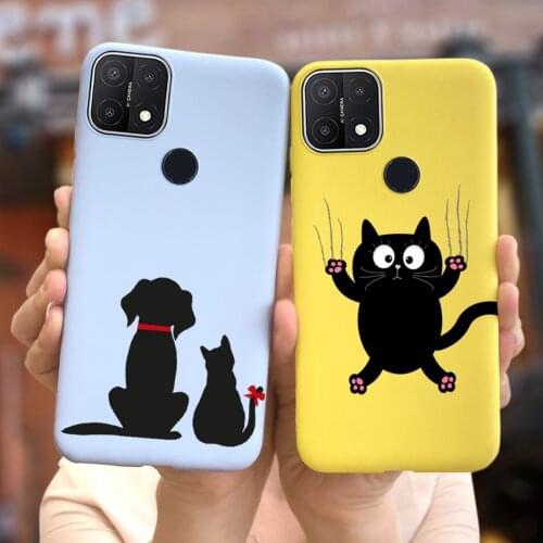 For Oppo A15 Case A 15 Silicone Soft Portector Shell Shockproof Cover Case For Oppo A15 A 15 CPH2185 Funda Bumper 6.52'' OppoA15