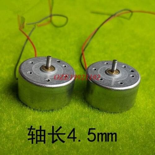 2PCS 3V-12V DC motor 3000 —10000RPM For solar energy special electrical machine 2.0mm Shaft Dia. 4.5MM/10MM/18MM Shaft Length