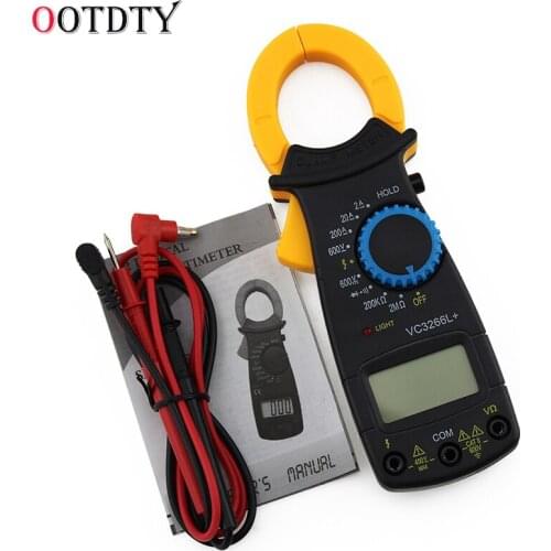 Electronic Digital Clamp Multimeter AC DC Volt Voltage Amp Ohm Tester Meter Tester Tools