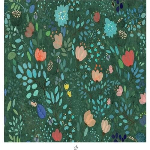 Photo wallpaper Watercolor frescoes Custom living room bedroom lobby studio high quality Mural