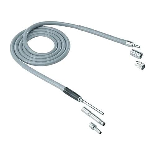 Endoscopic storz light transmit bundle surgical fiber optic light cable with wolf adapter