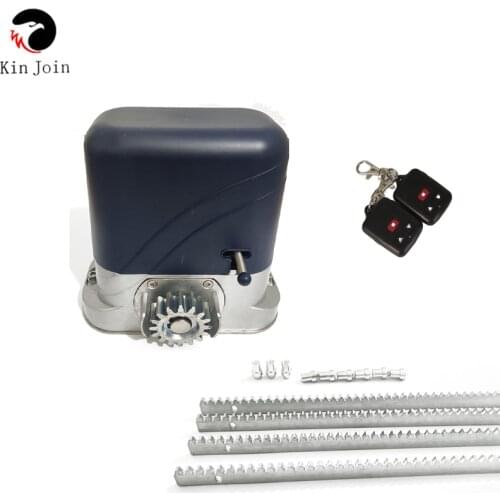 KinJoin Industrial Home Automation auto gate motor electrical 600kg sliding gate opener engine a set with 4m steel rack