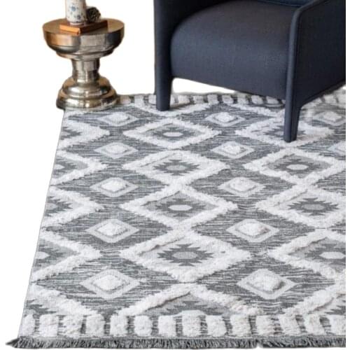 Carpet Rug for Living Room Washable Bedroom Large Area Rugs Modern Printing Floor Carpet for Parlor Mat Home Black Decorative Ca