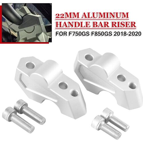 Handlebar Riser For BMW F850GS F750GS F850 F750 GS 2018-2020 22mm Motorcycle Handle Bar Clamp Height Up Backward Extend Adapters