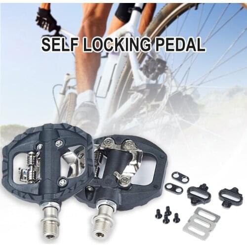 Hot Bicycle Pedal Ultra-Light Double Dus Bearing SHIMAN SPD Pedal General Thread Port Durable Aluminum Alloy N66