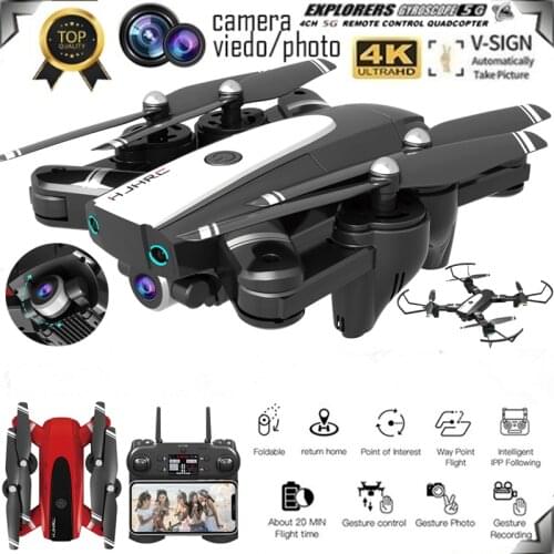 Lozenge HJ68 Upgrade Remote Control Drone Camera Quadcopter UAV with 4K HD FPV Real-time transmission Helicopter Toy