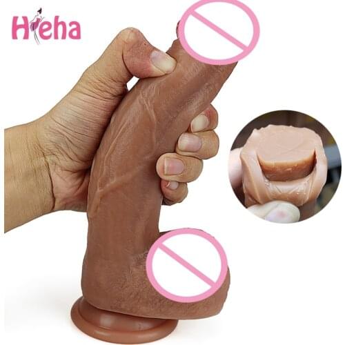 Huge Silicone Dildo Sex Toy for Woman Realistic Penis with Suction Cup G Spot Vagina Stimulator Female Masturbation Sex Products