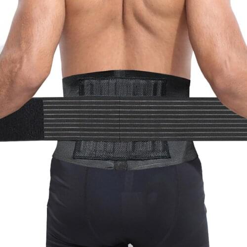 Lumbar Protection Support Waist Back Brace Belt for Fitness Weightlifting Sport