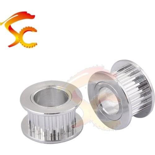 MXl 20 teeth MXl Timing Pulley 20teeth Bore 7.5mm for width 6mm MXL Timing Belt Belt ( 9*6mm bearings can be placed )