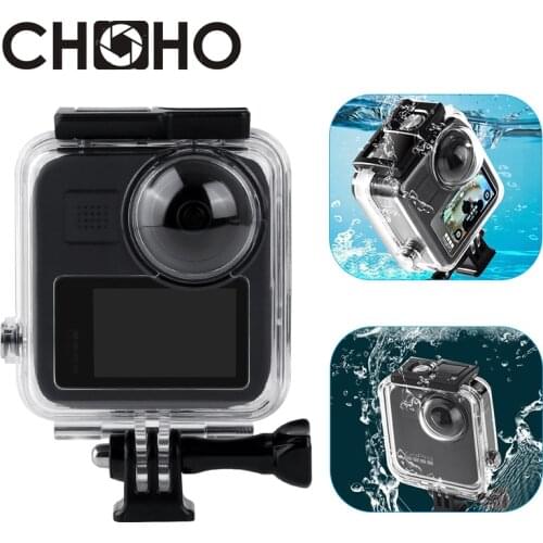 Waterproof case for gopro max waterproof shell panoramic action camera diving protective box gopro max accessories diving cover