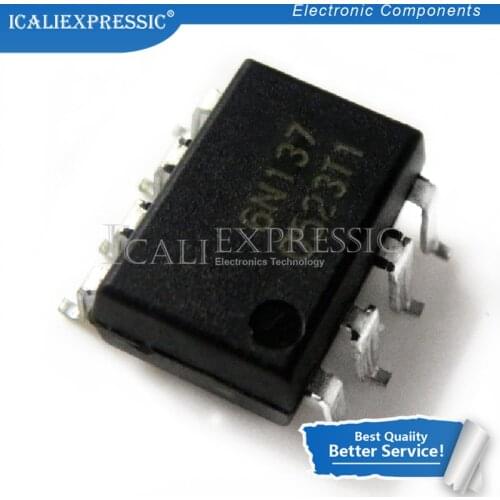 10PCS 6N137SD 6N137S 6N137 SOP-8 new original In Stock