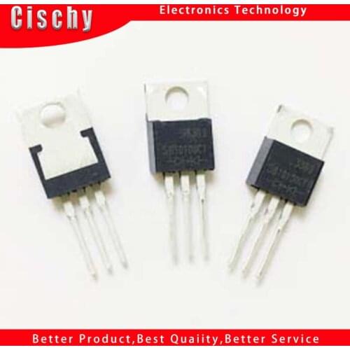 10pcs SB10100 TO220 10A 100V SCHOTTKY SB10100CT TO-220 BARRIER RECTIFIER 3PIN