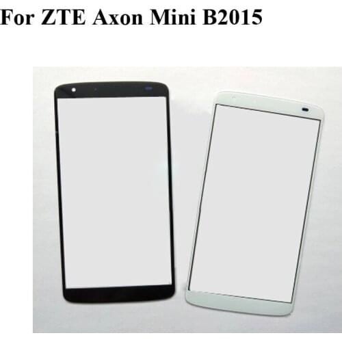 2PCS For ZTE Axon Mini B2015 B 2015 Glass Lens touchscreen Touch screen Outer Screen B2015 B 2015 Glass Cover without flex