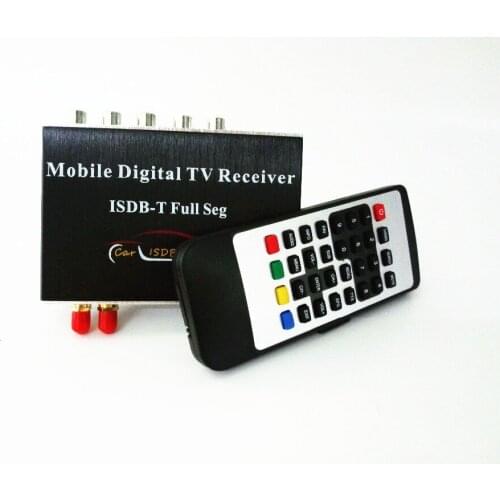250km/h Dual Tuner ISDB-T Full Seg Mobile Digital TV Box Car TV Receiver For Brazil Chile Argentina Peru Philippines Japan