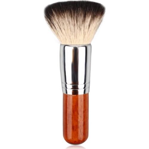 BBL 1pcs Goat Hair Flat Makeup Brush Loose / Compact Powder Blush Brush Makeup Tools Buffing Premium Quality Brochas Maquillaje