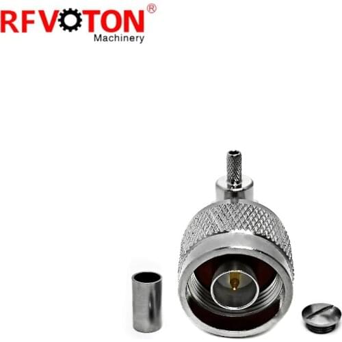 Free shipping 5pcs n male plug right angle connector for RG223 RG142 cable