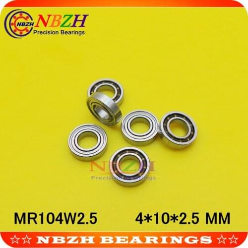 Free shipping miniature bearing L1040Z MR104W2.5 Z 4*10*2.5 MM for Rc hobby and Industry