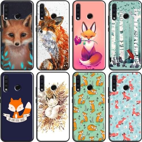 Red Fox Autumn leaves forest For Huawei Honor 10i 7C 7A 6C 4C Pro 8A 9A 6X 7X 8X 9X 7S 8S 9S 8 9 20 10X 10 Lite Case