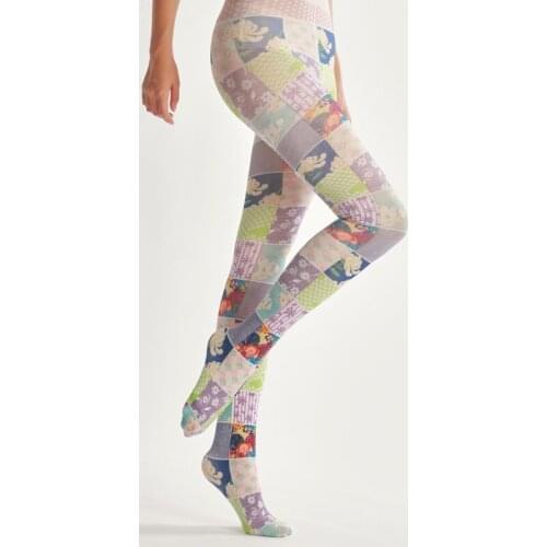 Stockings Direct Selling Print Polyester Crotchless Fishnet Womens Pantyhose Fashion 2020 New Anime Art Printed Velvet 140d