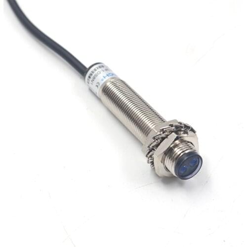OMCH HE3F1-DS8N1 12mm photoelectric switch diffuse reflection sensor 24 V DC NPN three wire normally open 8cm