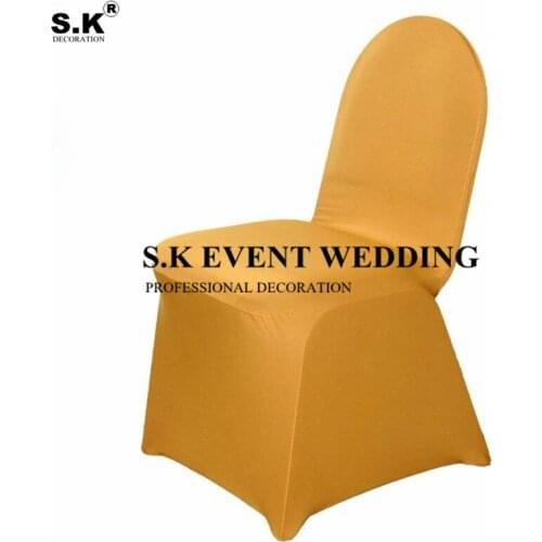 Hot Sale Stretch Lycra Spandex Chair Cover Banquet Chair Covers For Wedding Event Decoration