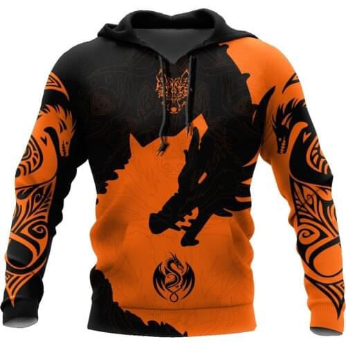 Liumaohua Men's Printed Hoodies