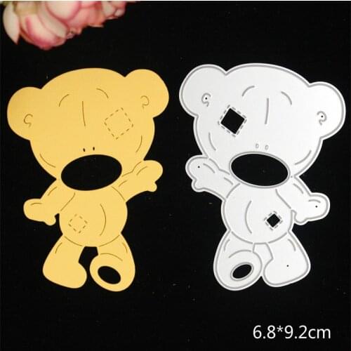 Bear Metal Cutting Dies Stencils for DIY Scrapbooking/photo album Decorative Embossing DIY Paper Cards