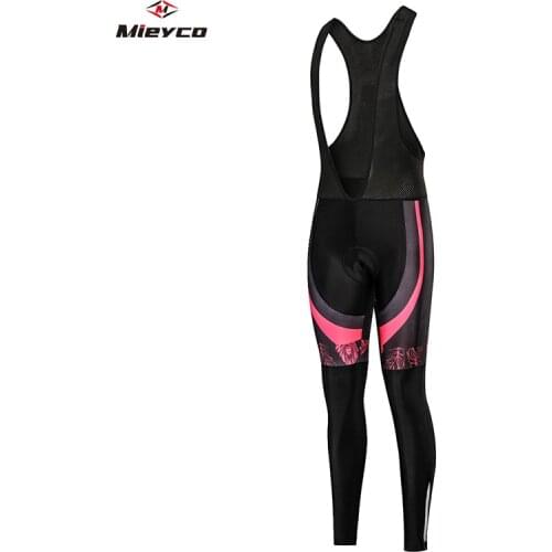 Mieyco Woman 100% Lycra Cycling Bib Pants Spring Coolmax 3D Gel Pad Bike Cycling Tights Mtb Bicycle Cycling Trousers For Momen