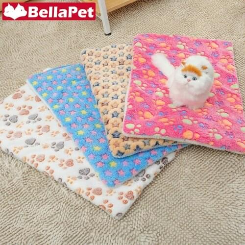 Cute Dog Beds for Large Small Dogs Cushion Pet Product Dog Bed Mat Cotton Dogs Bed Blankets Dog Accessories Ptibull