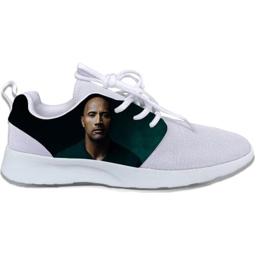 2019 Hot Cool Fashion Pop Funny New Summer High Quality Sneakers Handiness Casual Shoes 3D Printed For Men Women Dwayne Johnson
