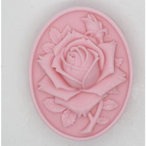 New Product!!1pcs New Style Rose (C779) Silicone Handmade Soap Mold Crafts DIY Mould