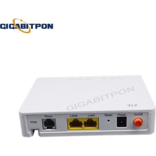 Free Shipping New ZTE F612 ONT ONT GPON SC UPC Port 1GE + 1FE + 1TEL FTTH WIFI MODEM English firmware with power supply and box