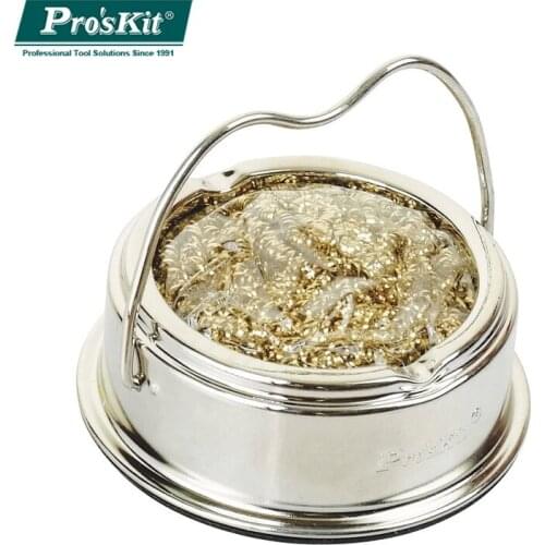 ProsKit Original SH-1025 Soldering Tips Cleaner Welding Solder cleaning Ball Holder with Steel Wire