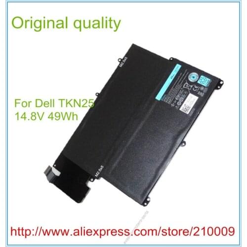 14.8V 49WH original New Laptop Battery TKN25 For 13z-5323 3360 TKN25 V0XTF RU485 0V0XTF