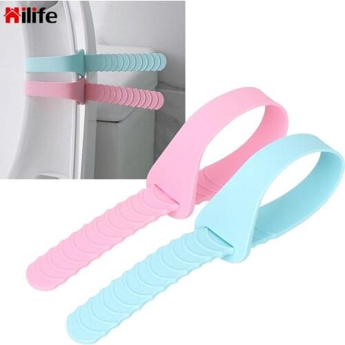 Portable 1pc Toilet Seat Cover Lifter Sanitary Seat Cover Lifting Device Foldable Toilet Closestool Seat Handle