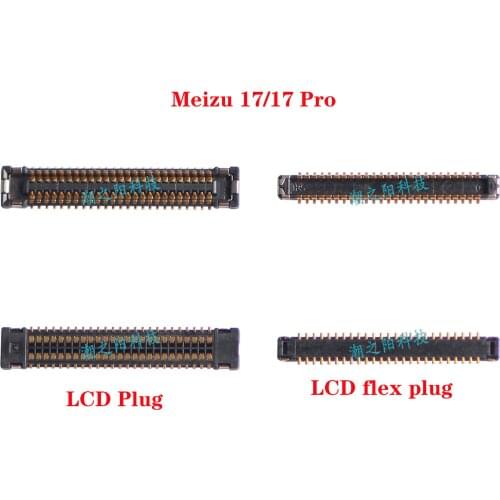 LCD Display FPC Connector Plug MotherBoard Pin For Meizu 17/17 Pro