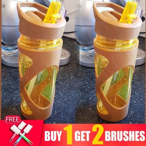 My Protein Powder Shaker Fitness Seal Sport Straw Creative Anti-scalding Bottle Kitchen Item Cup Plastic Water Bottles Drinkware