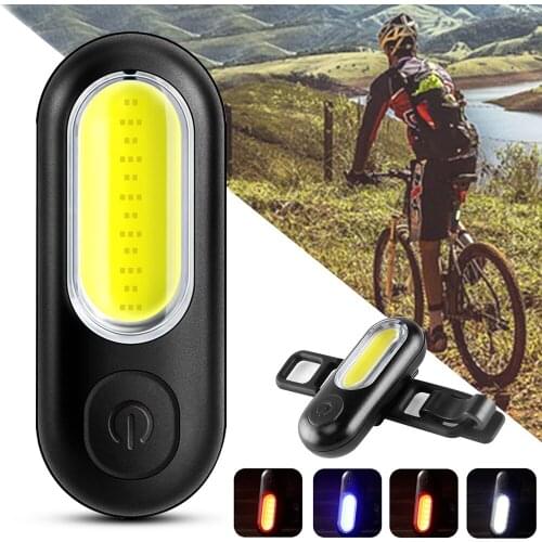 LED bicycle tail light USB waterproof bicycle tail light rechargeable safety tail light mountain bike bicycle tail light