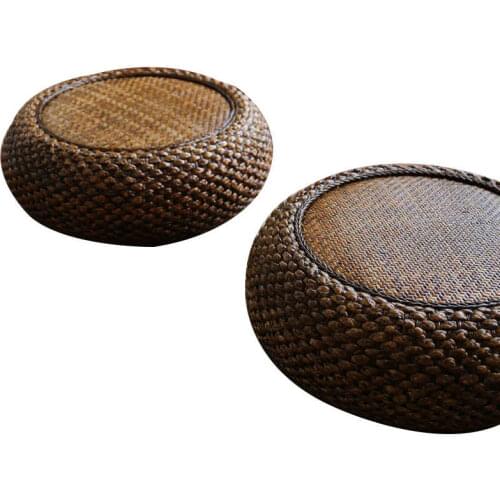 High quality Rattan cushion household thickened round floor tatami Buddha worship yoga mat for sitting