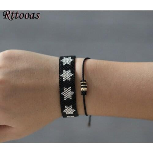 Rttooas Miyuki Star Bracelet Women Mini Handmade Woven Bracelet Set Fashion 2020 New Female Jewelry Wholesale