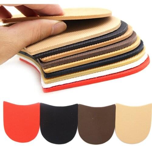1pair Thicken Flat Protector Shoe Soles Outsole Heel Elastic DIY Replacement Rubber Repair Anti Slip Soft Men Women