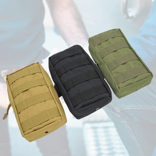 1PC Oxford cloth EDC Molle Bag Outdoor Military Waist Fanny Pack Mobile Phone Pouch Belt Waist Bag Camping Hunting Tactical Bag