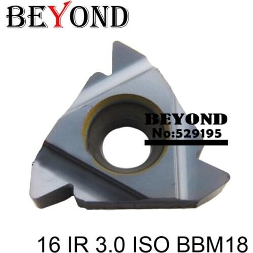 16 IR 3.0 ISO BBM18 ,Indexable Tungsten Carbide Threading Lathe Inserts for Threaded Lathe Holder,thread turning tool holders