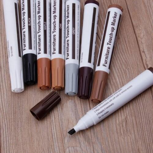 YYSD 17Pcs Furniture Touch Up Kit Markers & Filler Sticks Wood Scratches Restore Kit