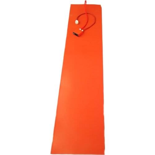 220V 4500W 400*1900*1.5mm Silicone Snowboard Press Heater 1000mm Lead Wire