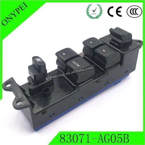 83071AG05B 12 Pins Eletctric Power Window Master Switch Front Left Driver For Subaru Outback Legacy XT 2005-2009 83071AG05B