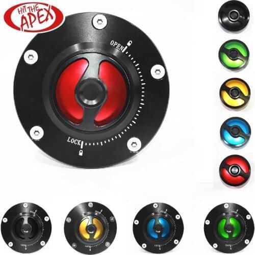 CNC Keyless Motorcycle Fuel Tank Cap for Ducati Streetfighter 848 2012-2017 2018 Twist off Gas Cover Waterproof Dustproof