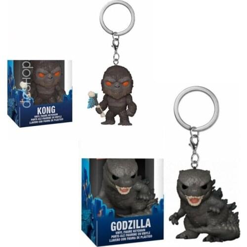 Funko Godzilla vs. King Kong Atomic Breath Godzilla keychain Anime Game Action Collection Model Toys For Children presents