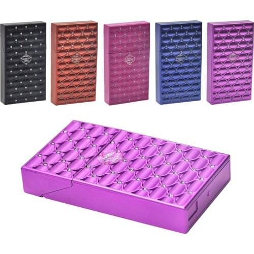 1PC Hand Portable Cigarette Box Case Smoking Accessories 61 x 18 x 109mm Plastic Thin Cigarette Case For Cigarettes Storage Case