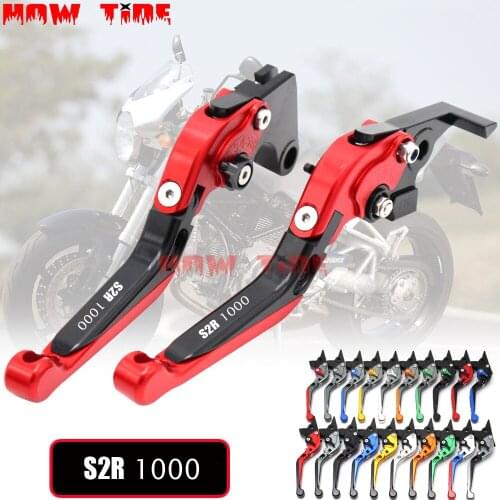 For Ducati S2R 1000 S2R1000 2006 2007 2008 CNC Adjustable Folding Extendable Motorbike Motorcycle Brake Clutch Levers 20 Colors